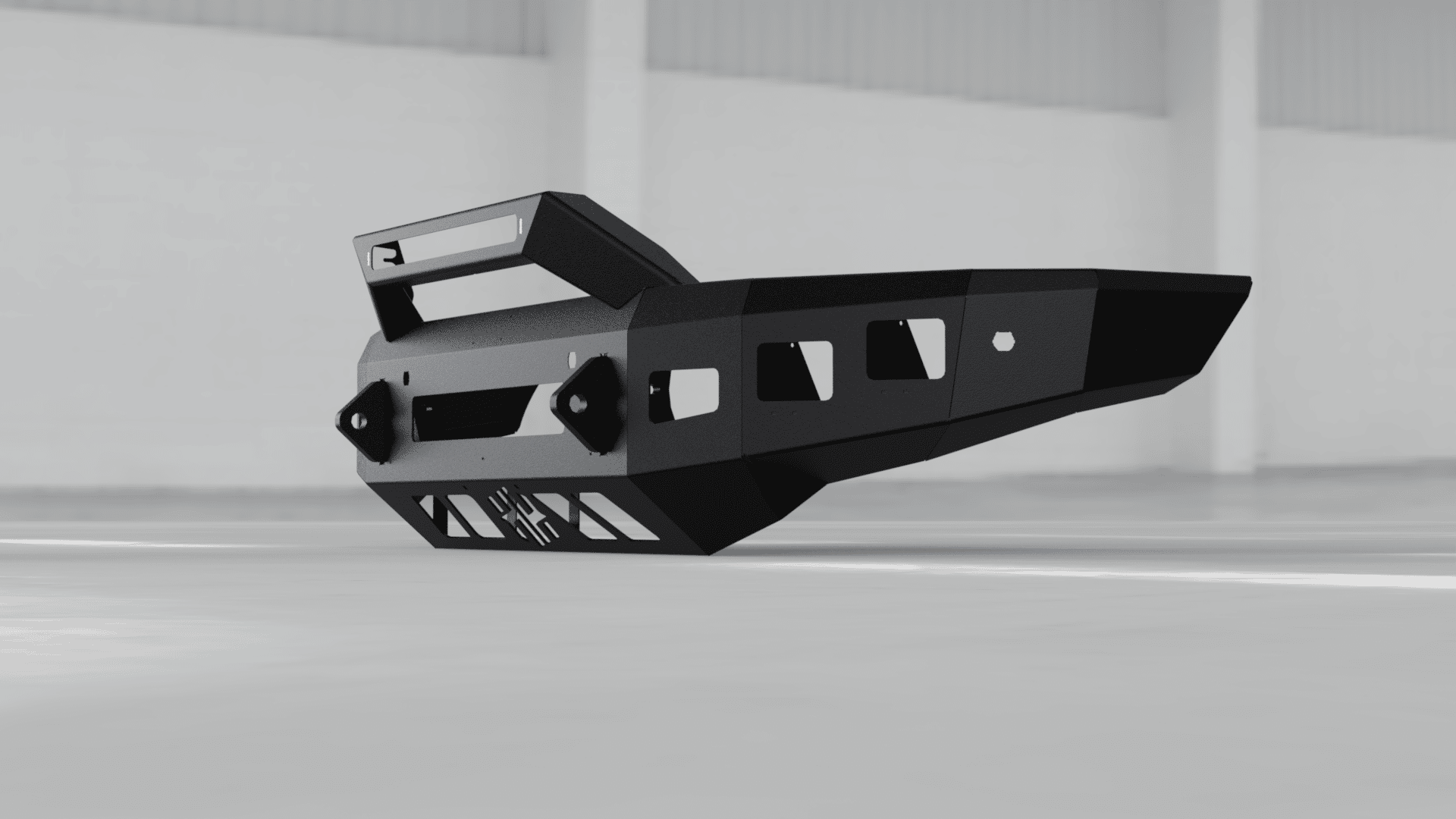 Hammerhead 600-56-0889 Nissan Titan 2016-2019 Front Non-Winch Bumper Formed Pre-Runner - BumperStock