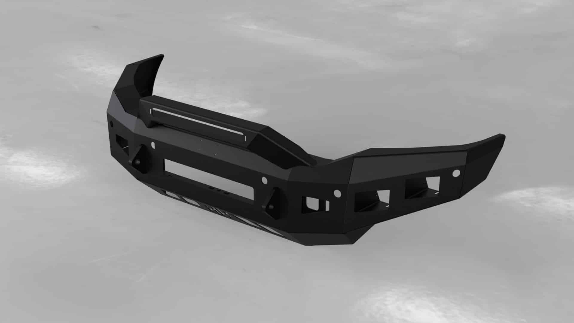 Hammerhead 600-56-0973 2019-2023 Ram 2500/3500/4500/5500 Front Non-Winch Bumper Formed Guard - BumperStock