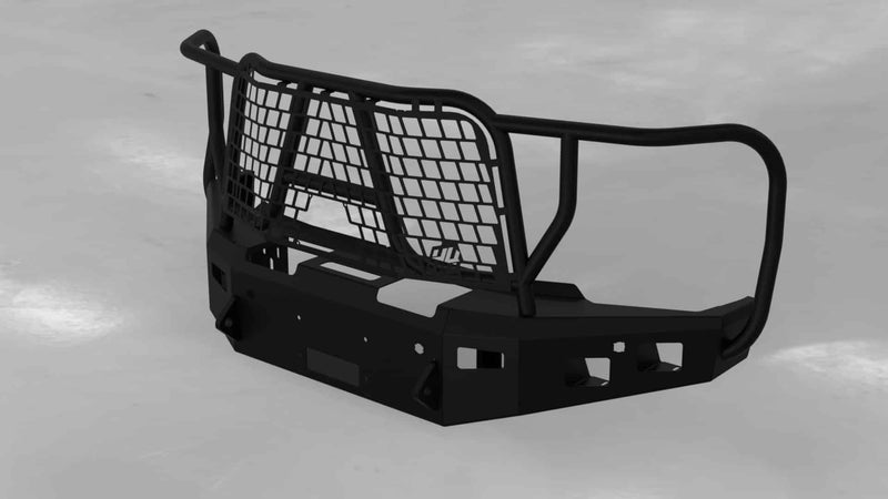 Hammerhead 600-56-1098 Ford F250/F350/F450/F550 2023-2024 Front Winch Bumper with Full Brush Guard - BumperStock