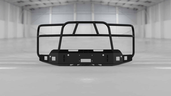 Hammerhead 600-56-1138 Chevy Silverado 1500 2024-2025 Front Winch Bumper with Full Brush Guard - BumperStock