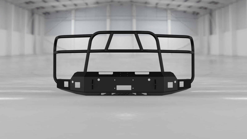 Hammerhead 600-56-1138 Chevy Silverado 1500 2024-2025 Front Winch Bumper with Full Brush Guard - BumperStock