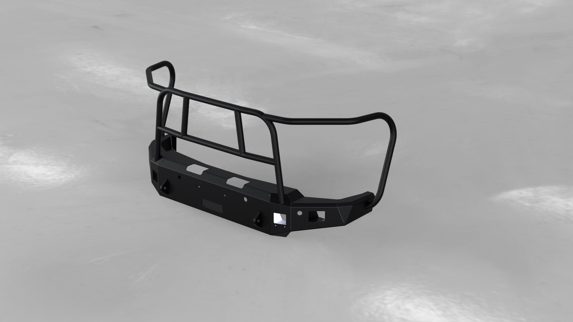 Hammerhead 600-56-1199 2024–2025 Chevy Silverado 2500/3500 Full Brush Guard Front Winch Bumper - BumperStock