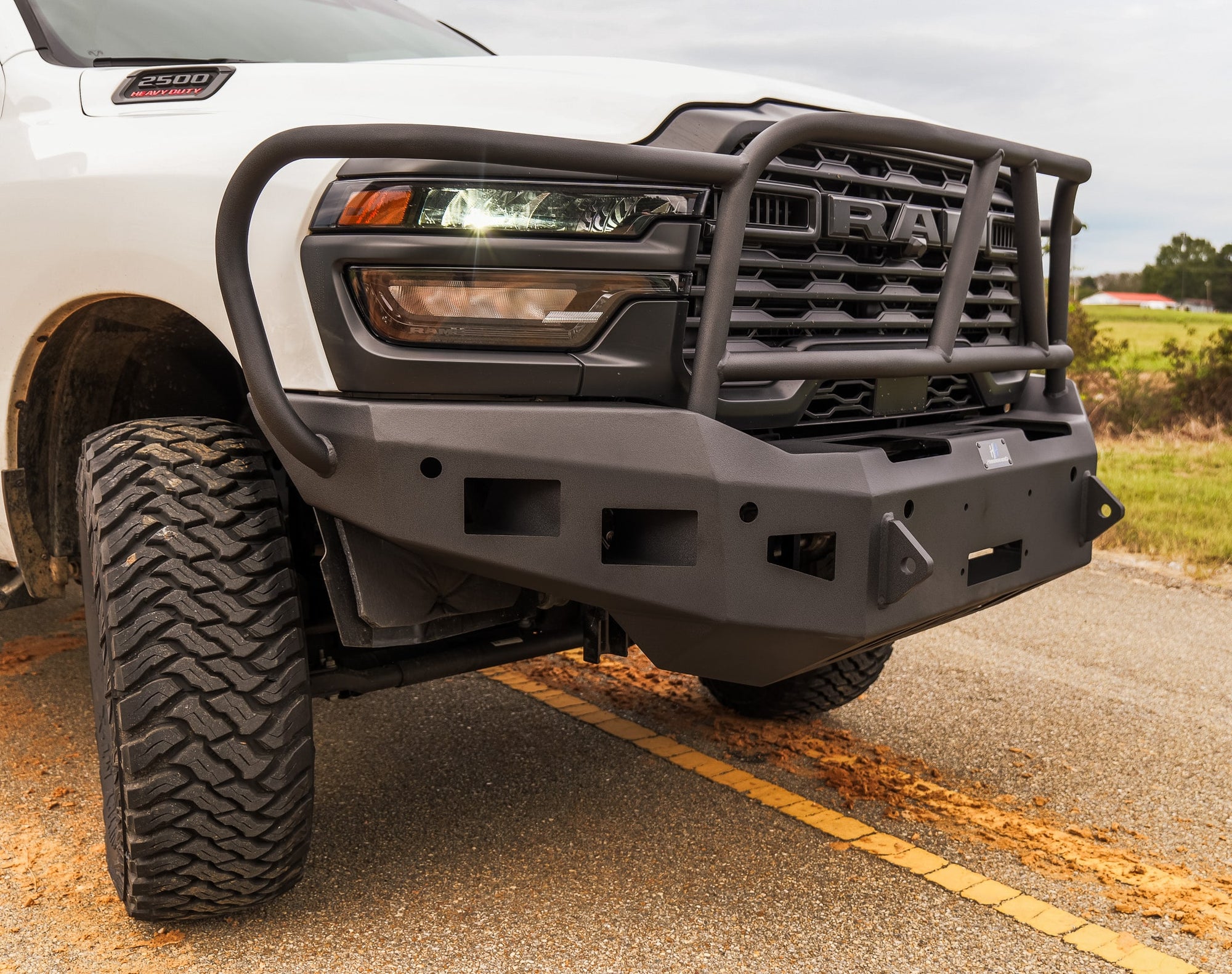 Hammerhead 600-56-0958 Ram 2500/3500 2019-2025 Front Winch Bumper with Full Brush Guard-BumperStock