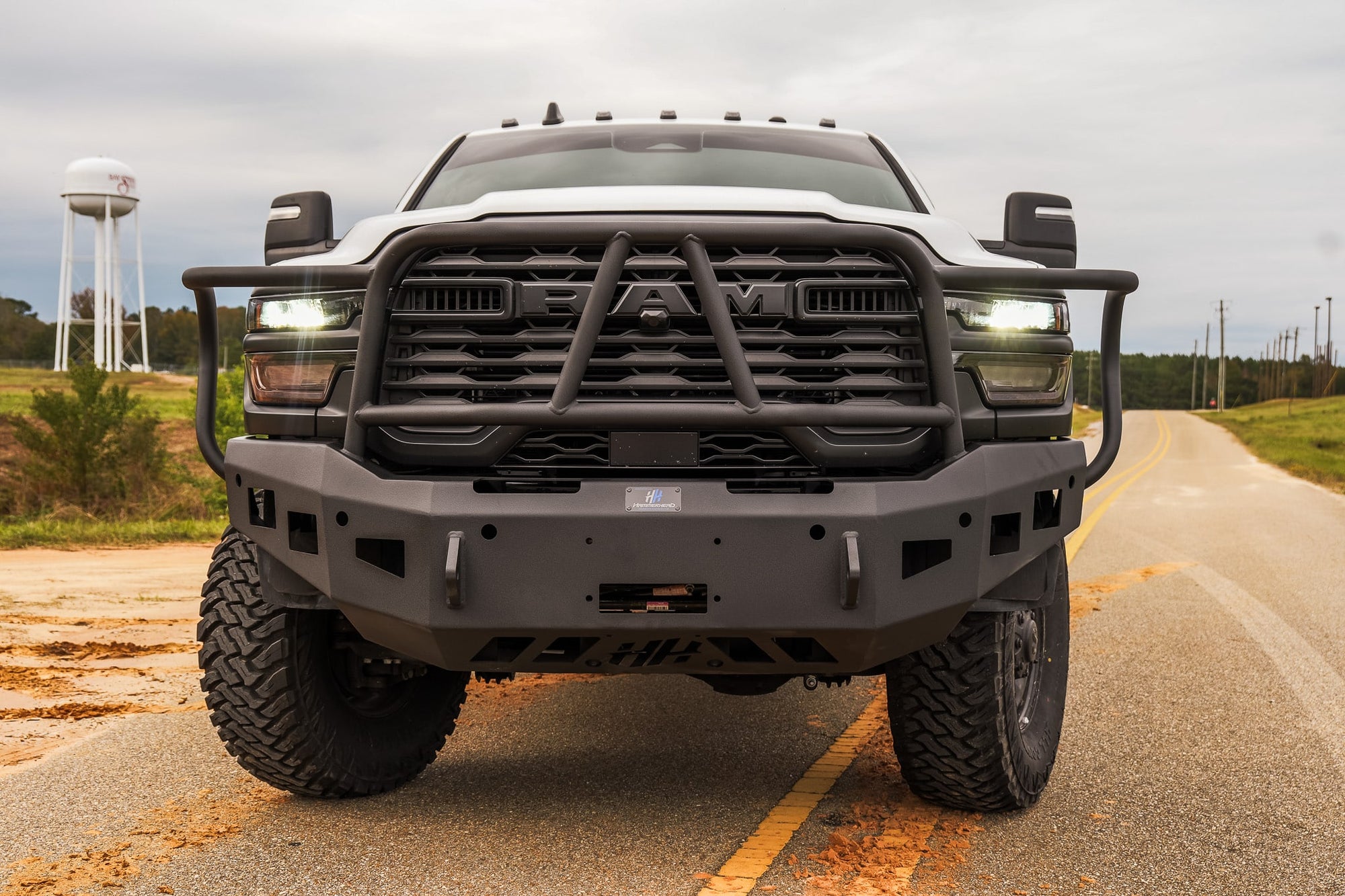 Hammerhead 600-56-0958 Ram 2500/3500 2019-2025 Front Winch Bumper with Full Brush Guard-BumperStock