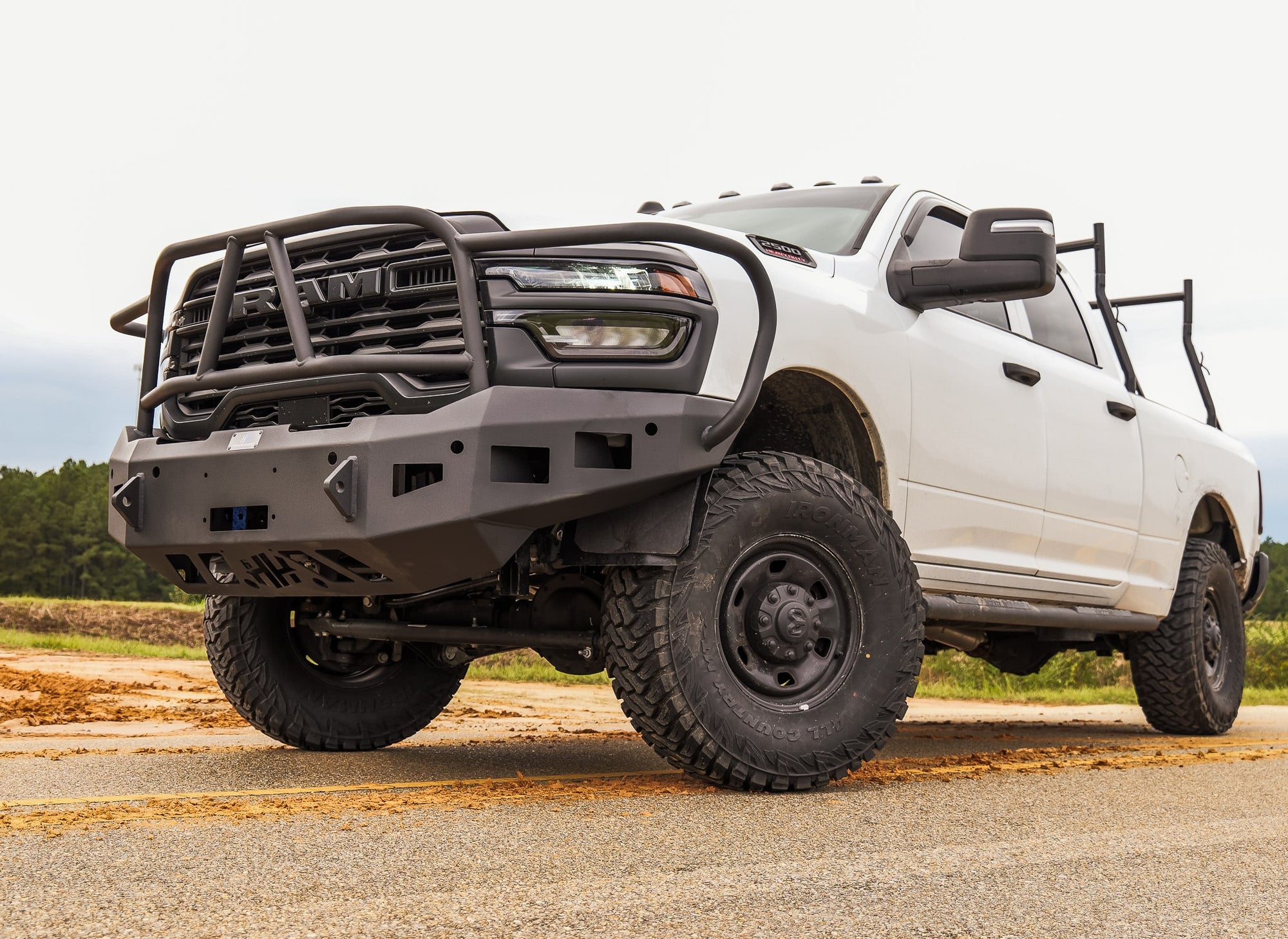 Hammerhead 600-56-0958 Ram 2500/3500 2019-2025 Front Winch Bumper with Full Brush Guard-BumperStock