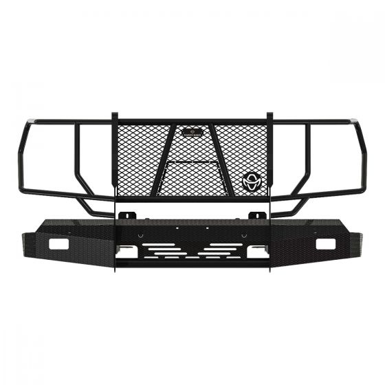 Ranch Hand Summit FSG22HBL1 front bumper with full grille guard on GMC Sierra 1500 - BumperStock