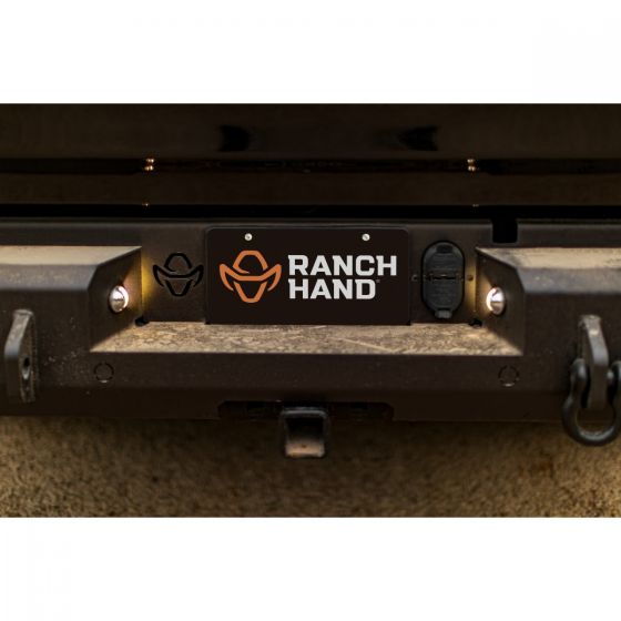 Ranch Hand MBD19HBMSL 2019-2024 Ram 1500 Midnight Rear Bumper with Side Exhaust - BumperStock