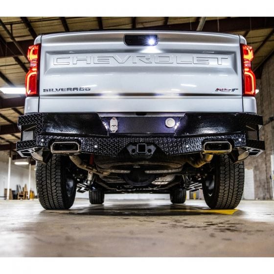 Ranch Hand SBC19HBLSE 2019-2024 Chevy Silverado 1500 Sport Rear Bumper - BumperStock
