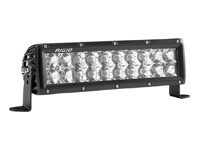 Rigid 110313 E-Series PRO 10 Inch Spot/Flood Combo Black Light Bar - BumperStock