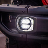 Rigid 36120 360-Series PRO SAE Fog White Pair - BumperStock