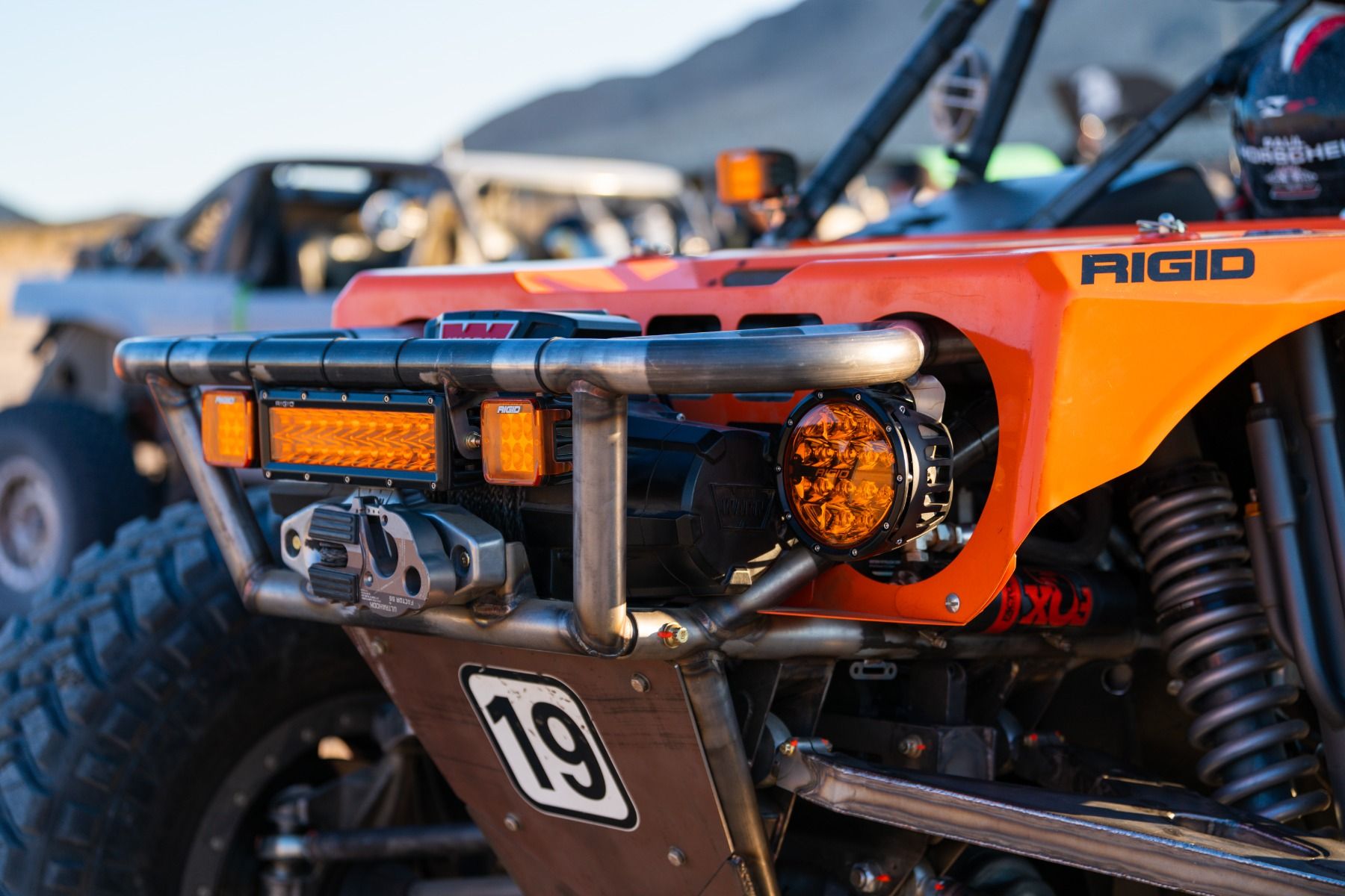 Rigid 36210 360-Series 6 Inch Spot with Amber PRO Lens Pair - BumperStock