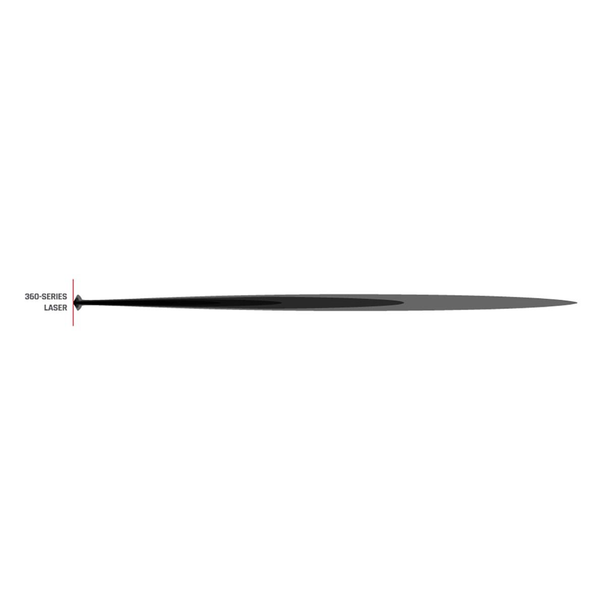 Rigid 36211 360-Series 6 Inch Laser with Precision Spot Optics and Amber Backlight - BumperStock