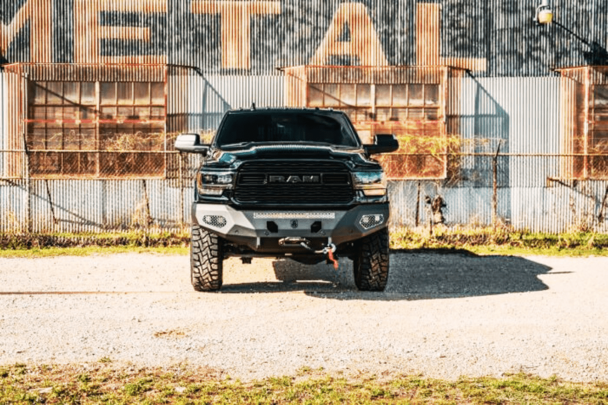 Road Armor Evolution 4192EF0B 2019-2023 Ram 2500/3500 Base Front Winch Bumper - BumperStock