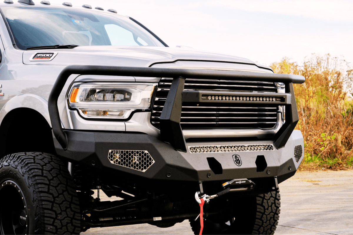 Road Armor Evolution 4192EF7B 2019-2023 Ram 2500/3500 Reaper Guard Front  Winch Bumper | BumperStock