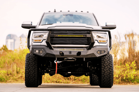 Road Armor Evolution 4192EF7B 2019-2023 Ram 2500/3500 Reaper Guard Front Winch Bumper - BumperStock