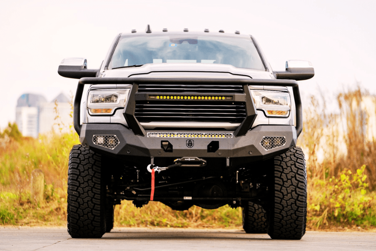 Road Armor Evolution 4192EF7B 2019-2023 Ram 2500/3500 Reaper Guard Front Winch Bumper - BumperStock