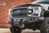 Road Armor Evolution 6172EF0B 2017-2022 Ford F250/F350 Super Duty Base Front Winch Bumper - BumperStock