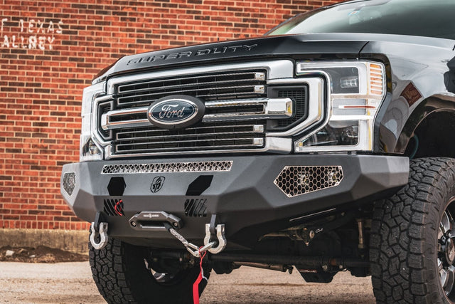 Road Armor Evolution 6172EF0B 2017-2022 Ford F250/F350 Super Duty Base Front Winch Bumper - BumperStock