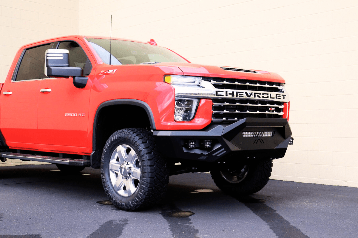 Road Armor Spartan 3202XF0B 2020-2023 Chevy Silverado 2500/3500 HD Non-Winch Front Bumper - BumperStock