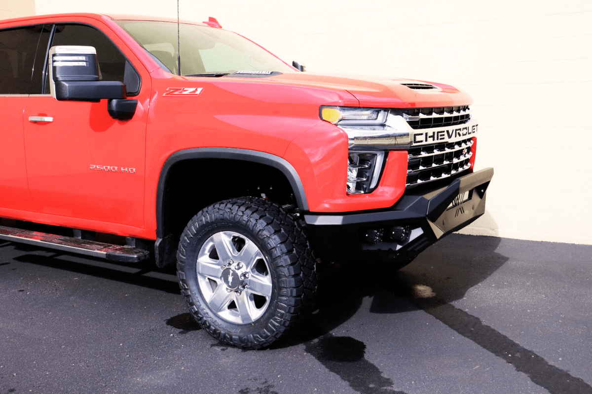 Road Armor Spartan 3202XF0B 2020-2023 Chevy Silverado 2500/3500 HD Non-Winch Front Bumper - BumperStock