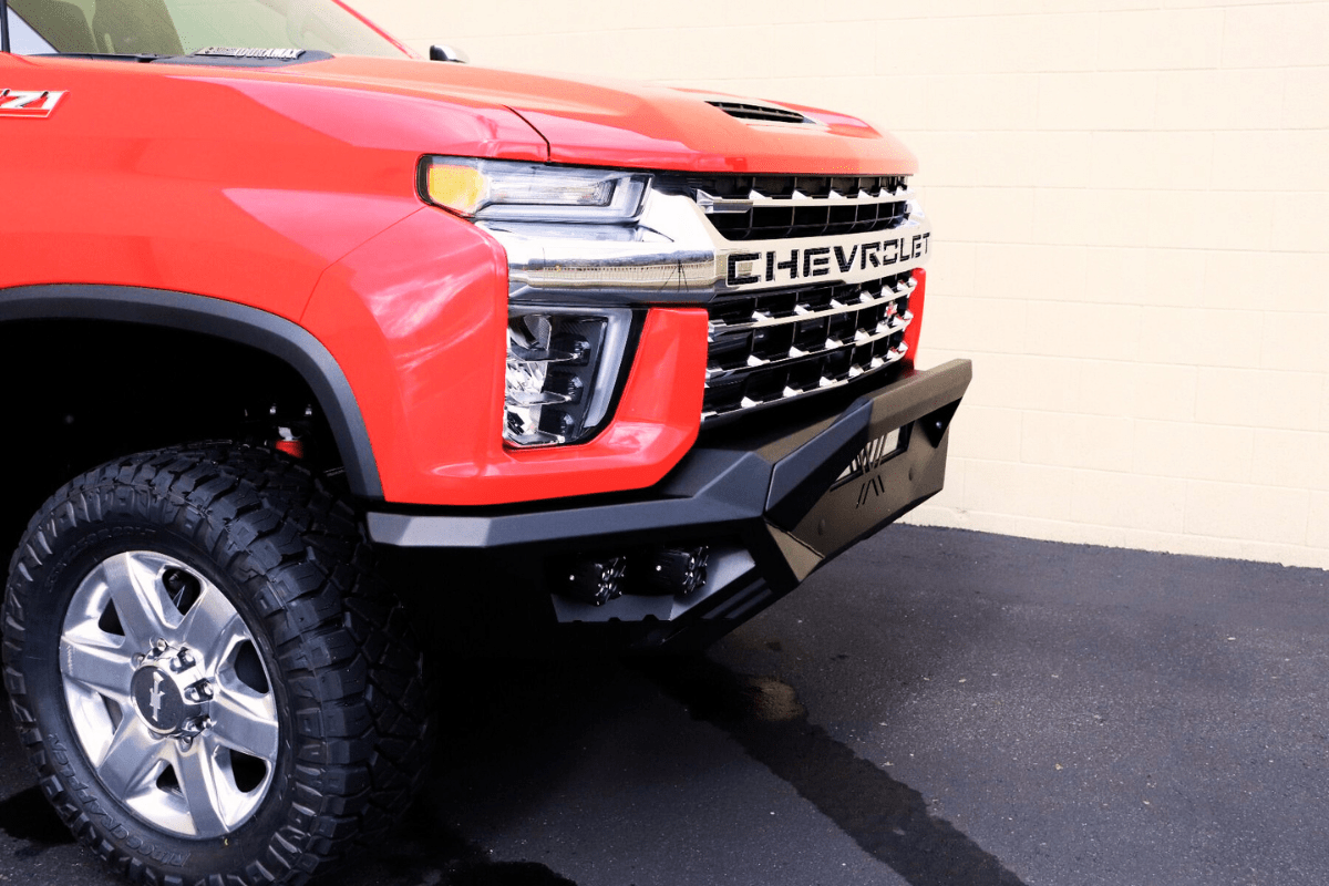 Road Armor Spartan 3202XF0B 2020-2023 Chevy Silverado 2500/3500 HD Non-Winch Front Bumper - BumperStock