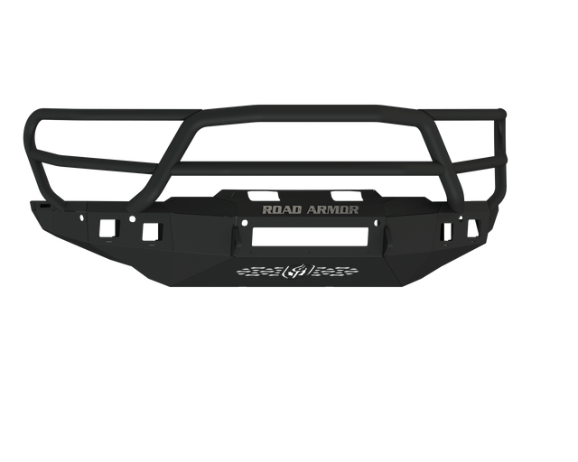Road Armor Stealth 2021-2023 Ram TRX 4211F5B-NW Base Non-Winch Front Bumper Lonestar Guard - BumperStock