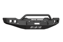 Road Armor Stealth 2202F4B 2020-2023 GMC Sierra 2500/3500 Winch Front Bumper with Pre-Runner Guard and Square Light Cutouts - BumperStock