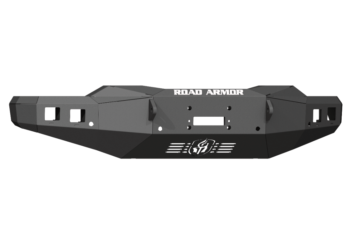 Road Armor Stealth 3202F0B 2020-2023 Chevy Silverado 2500/3500 HD Winch Front Bumper with Square Light Cutouts - BumperStock