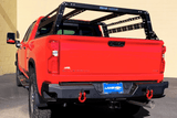 Road Armor Stealth 3202R0B 2020-2023 Chevy Silverado 2500/3500 HD Non-Winch Rear Bumper with Square Light Cutouts - BumperStock