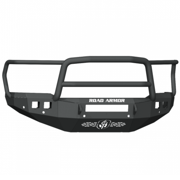 Road Armor Stealth 4192F5B-NW 2019-2023 Ram 2500/3500 Non-Winch Front Bumper with Lonestar Guard and Square Light Cutouts - BumperStock
