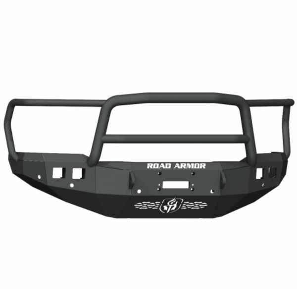 Road Armor Stealth 4192F5B 2019-2023 Ram 2500/3500 Winch Front Bumper with Lonestar Guard and Square Light Cutouts - BumperStock
