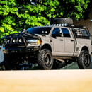 Road Armor Stealth 4192F6B 2019-2023 Ram 2500/3500 Winch Front Bumper with Titan Guard with Intimidator Guard and Square Light Cutouts - BumperStock