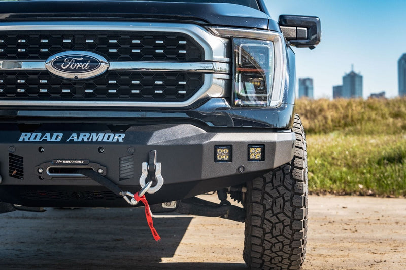 Road Armor Stealth 6211F0B 2021-2023 Ford F150 Front Winch Bumper - BumperStock