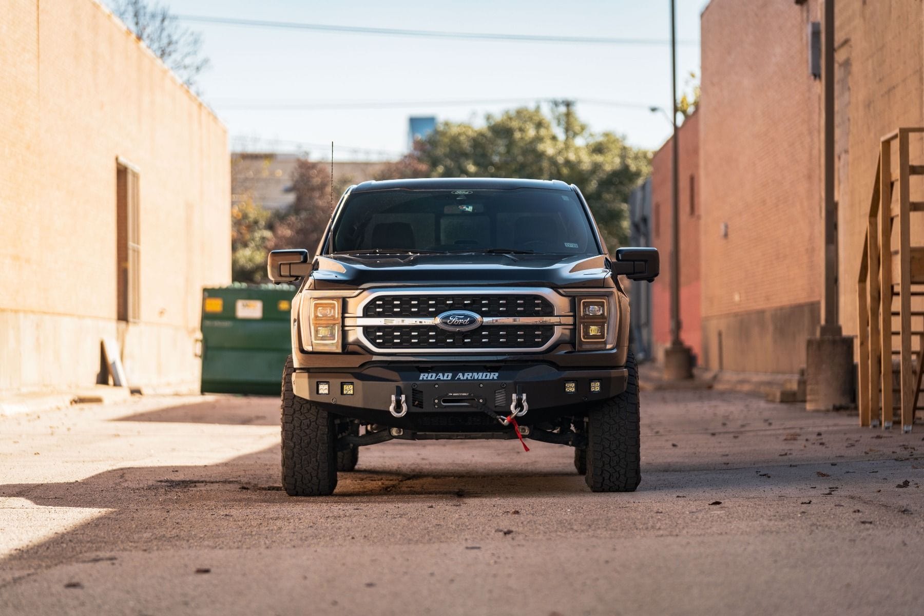 Road Armor Stealth 6211F0B 2021-2023 Ford F150 Front Winch Bumper - BumperStock