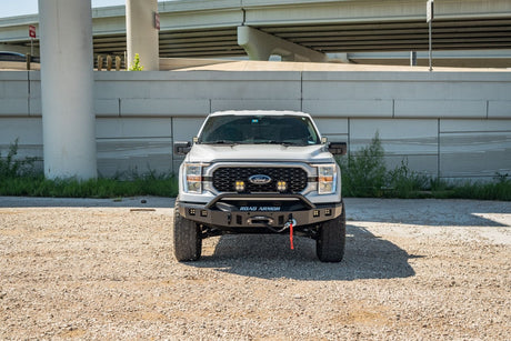 Road Armor Stealth 6211F4B 2021-2023 Ford F150 Front Winch Bumper with Pre-Runner Guard - BumperStock