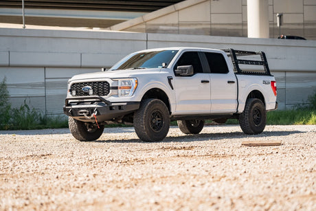 Road Armor Stealth 6211F4B 2021-2023 Ford F150 Front Winch Bumper with Pre-Runner Guard - BumperStock