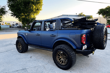 Road Armor Stealth 6213R3B 2021-2023 Ford Bronco Rear Bumper - BumperStock