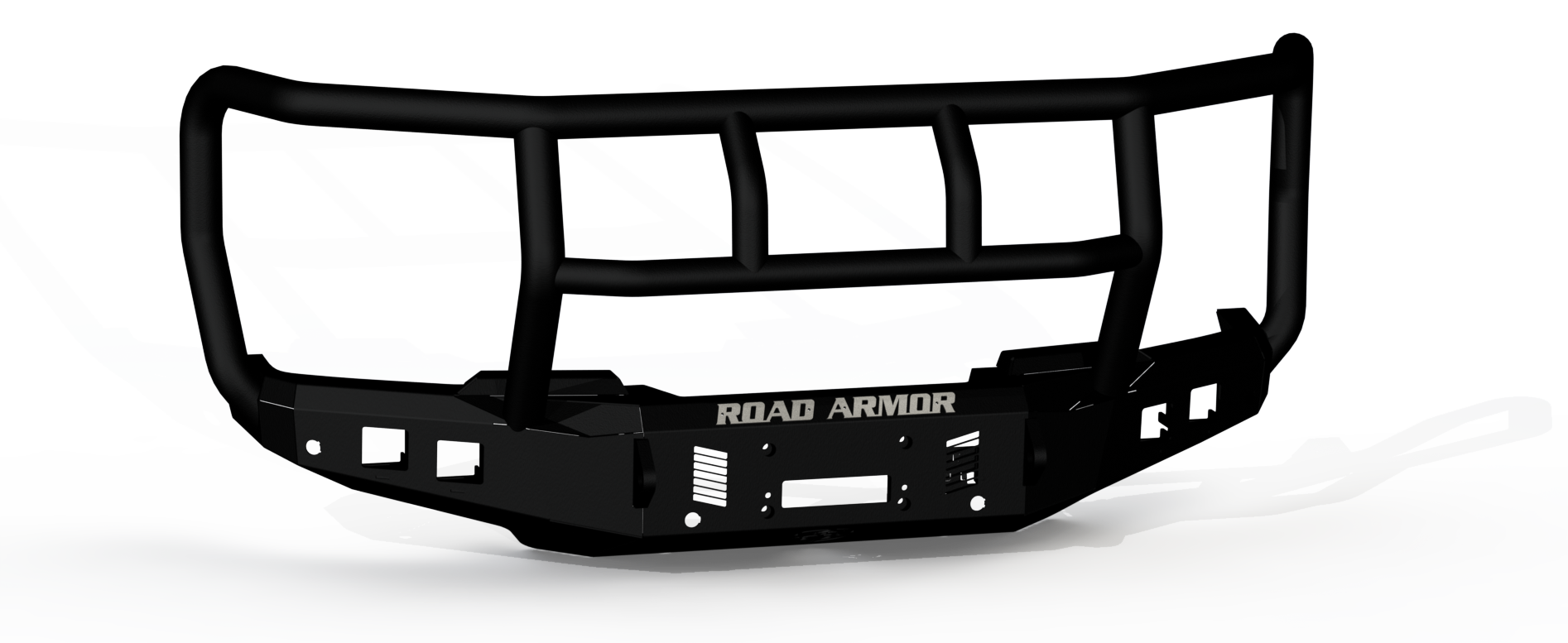 Road Armor Stealth 6232F2B 2023-2024 Ford F250/F350 Super Duty Front Winch Bumper Titan II Guard - BumperStock