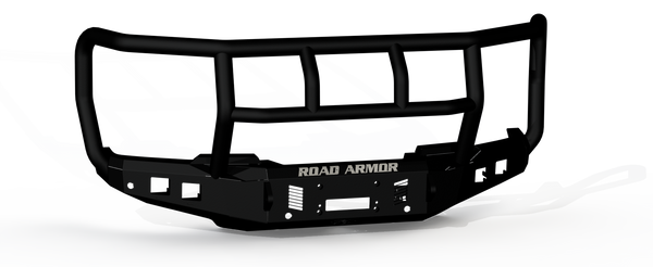 Road Armor Stealth 6232F2B 2023-2024 Ford F250/F350 Super Duty Front Winch Bumper Titan II Guard - BumperStock