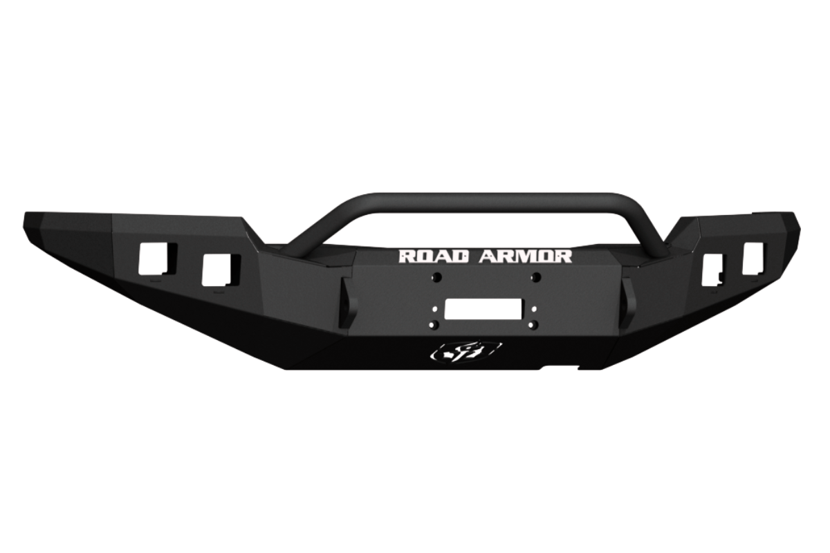 Road Armor Stealth 9161F4B 2016-2023 Toyota Tacoma Front Winch Pre-Runner Guard Bumper - BumperStock