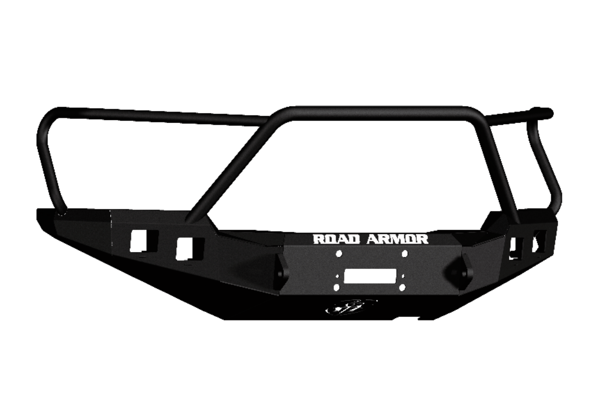 Road Armor Stealth 9161F5B 2016-2023 Toyota Tacoma Front Winch Lonestar Guard Bumper - BumperStock