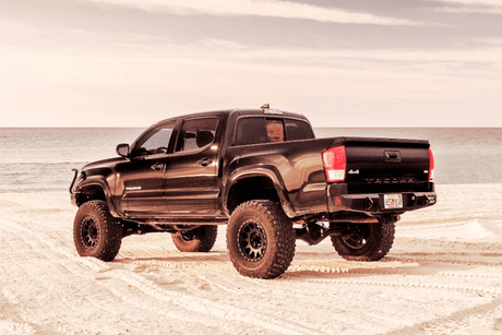 Road Armor Stealth 9161R0B 2016-2023 Toyota Tacoma Winch Rear Bumper - BumperStock