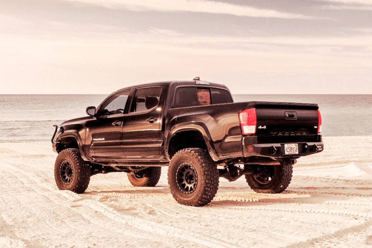 Road Armor Stealth 9161R0B 2016-2023 Toyota Tacoma Winch Rear Bumper - BumperStock