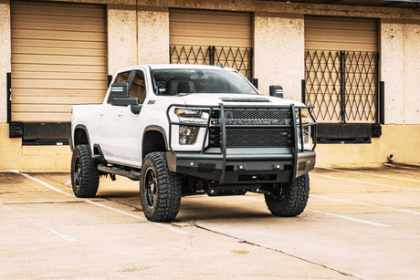 Road Armor Vaquero 3202VF6B 2020-2023 Chevy Silverado 2500/3500 HD Non-Winch Front Bumper with Full Guard - BumperStock