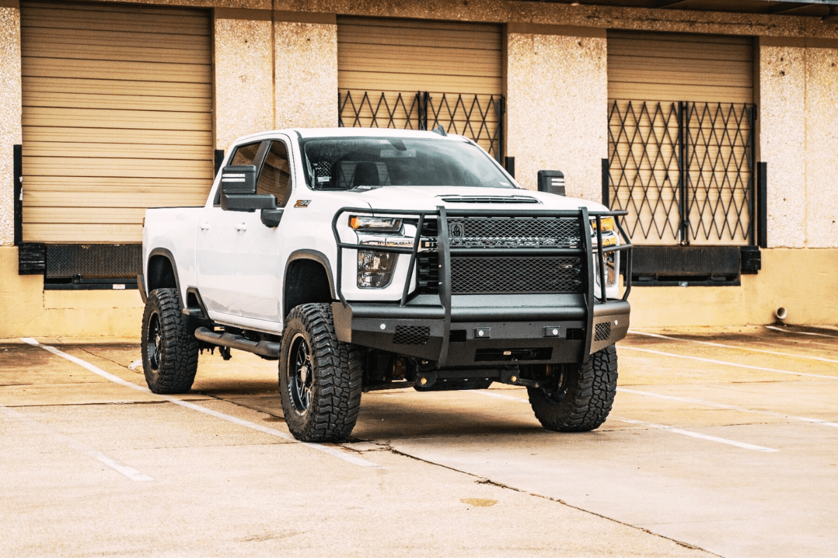 Road Armor Vaquero 3202VF6B 2020-2023 Chevy Silverado 2500/3500 HD Non-Winch Front Bumper with Full Guard - BumperStock