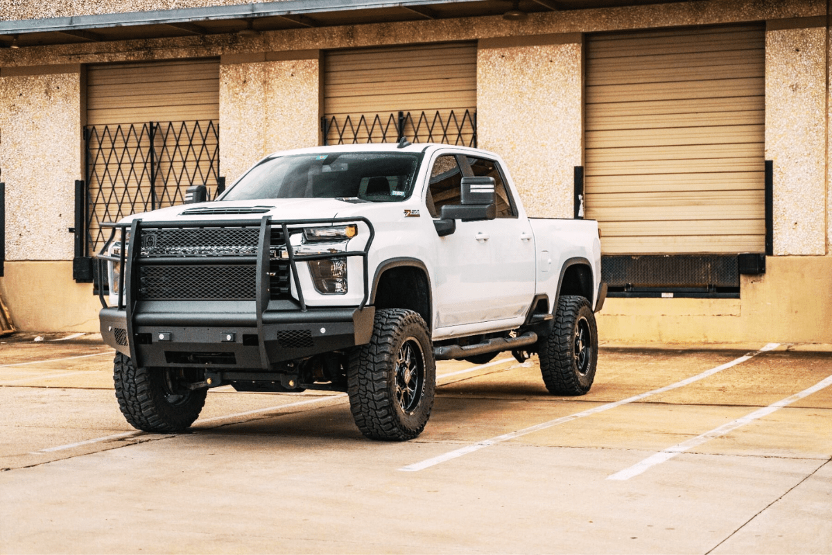 Road Armor Vaquero 3202VF6B 2020-2023 Chevy Silverado 2500/3500 HD Non-Winch Front Bumper with Full Guard - BumperStock