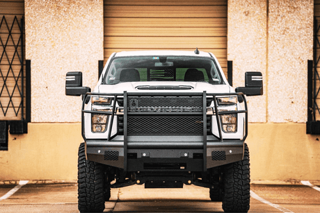 Road Armor Vaquero 3202VF6B 2020-2023 Chevy Silverado 2500/3500 HD Non-Winch Front Bumper with Full Guard - BumperStock