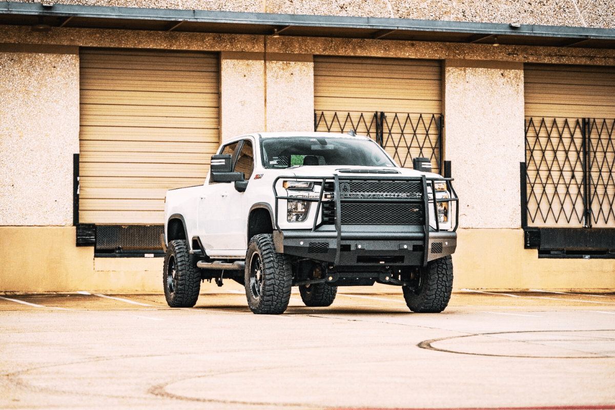 Road Armor Vaquero 3202VF6B 2020-2023 Chevy Silverado 2500/3500 HD Non-Winch Front Bumper with Full Guard - BumperStock