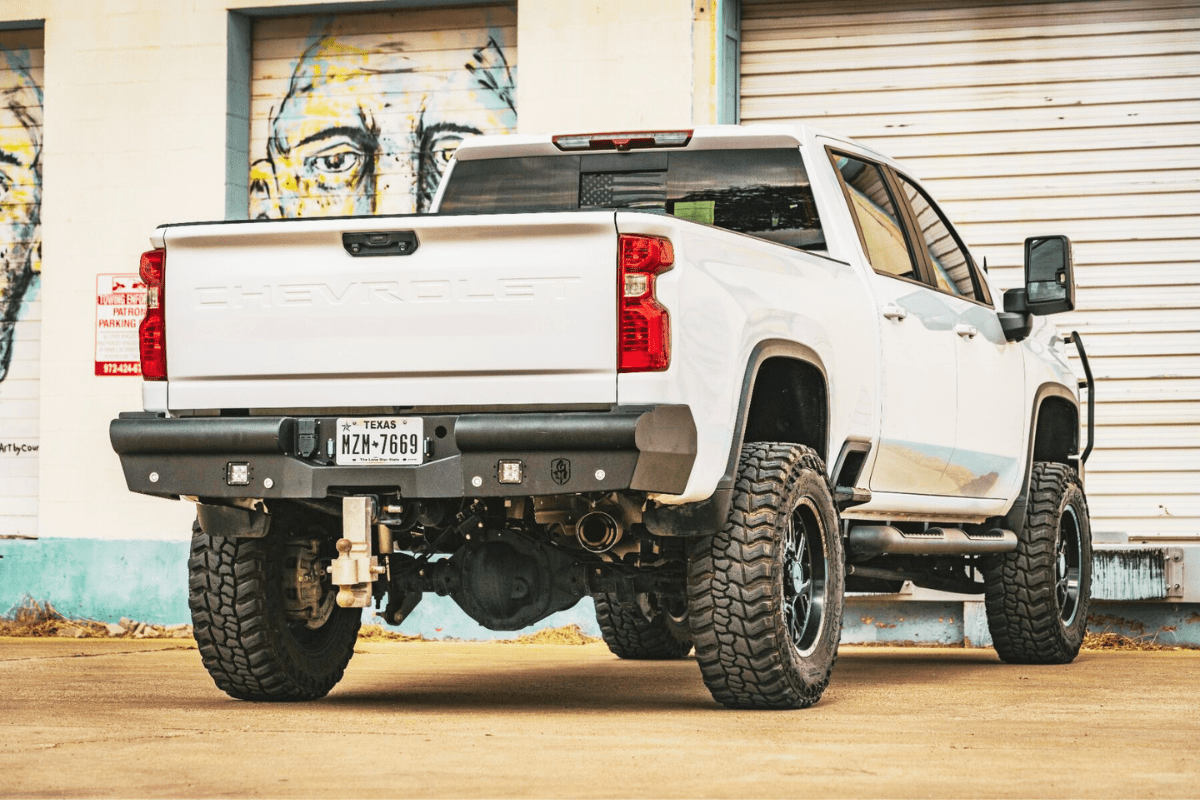 Road Armor Vaquero 3202VR0B 2020-2023 GMC Sierra 2500/3500 HD Non-Winch Rear Bumper - BumperStock
