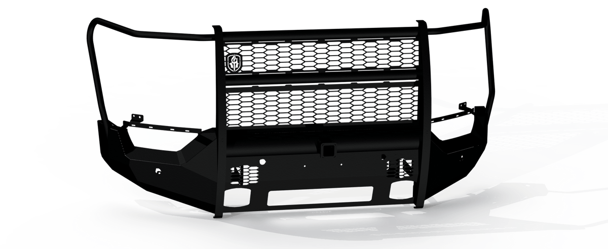 Road Armor Vaquero 6211VF26B 2021-2023 Ford F150 Non-Winch Front Bumper Full Guard with Receiver Hitch - BumperStock